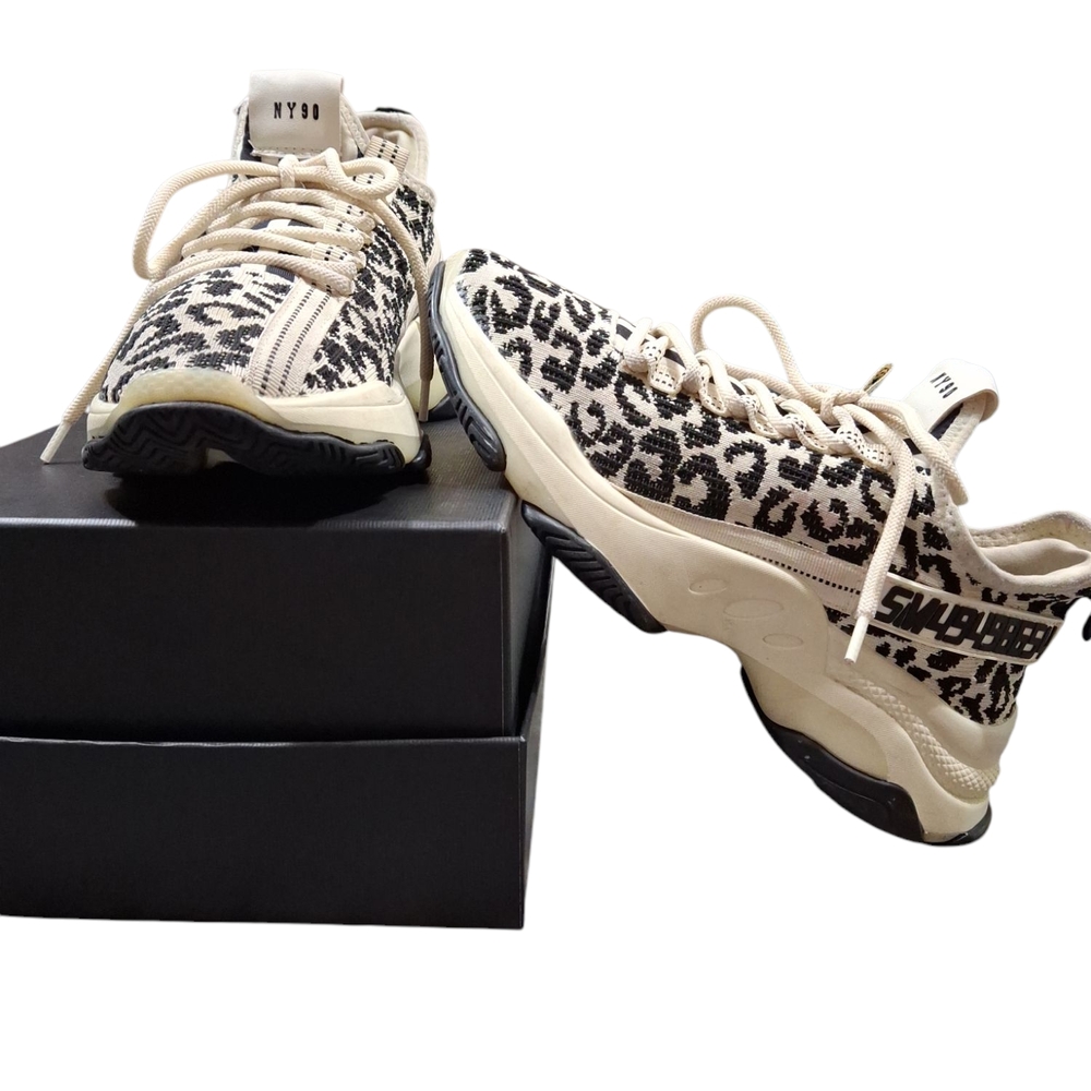 "Steve Madden" Sz.9.5M,Stylish Leopard Print Women's Sneakers